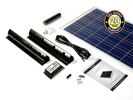 Motorhome, Campervan & Boat solar panel kits for sale. 80kit
