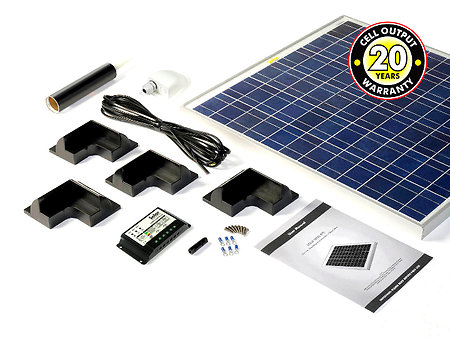 Motorhome, Campervan & Boat solar panel kits for sale. 60kit
